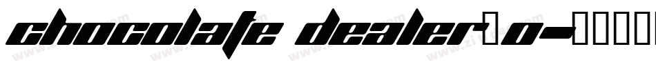 Chocolate Dealer_0字体转换